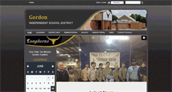 Desktop Screenshot of gordonisd.net